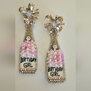 Birthday Girl Beaded Earrings